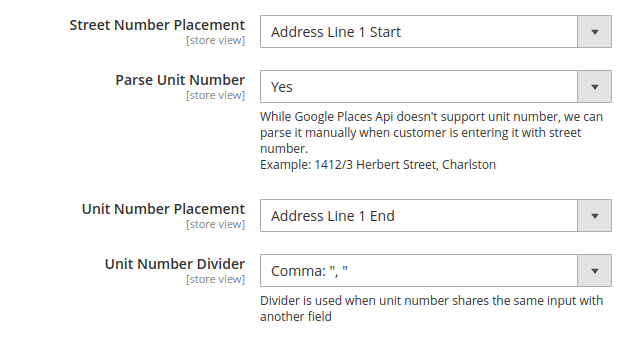 Address Formatting