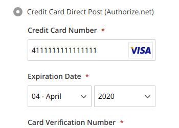 Slightly improved credit card form styles