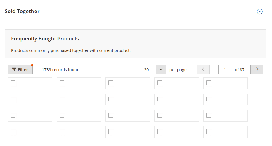 Empty product cards in Magento Admin when edit products