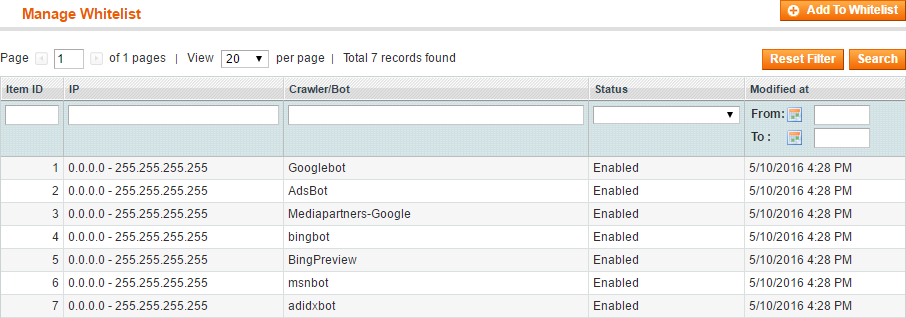 drupal whitelist ip menu item