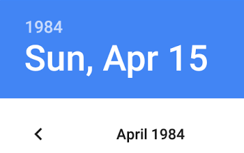 Native calendar on Android devices