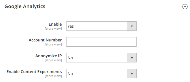 Google Analytics Configuration