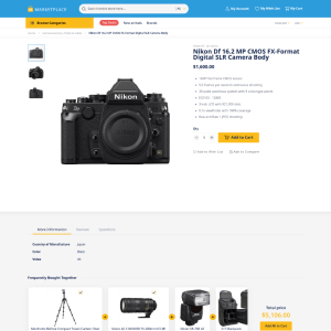 Argento Marketplace product page.