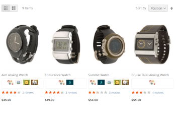 Product Options at Category Page