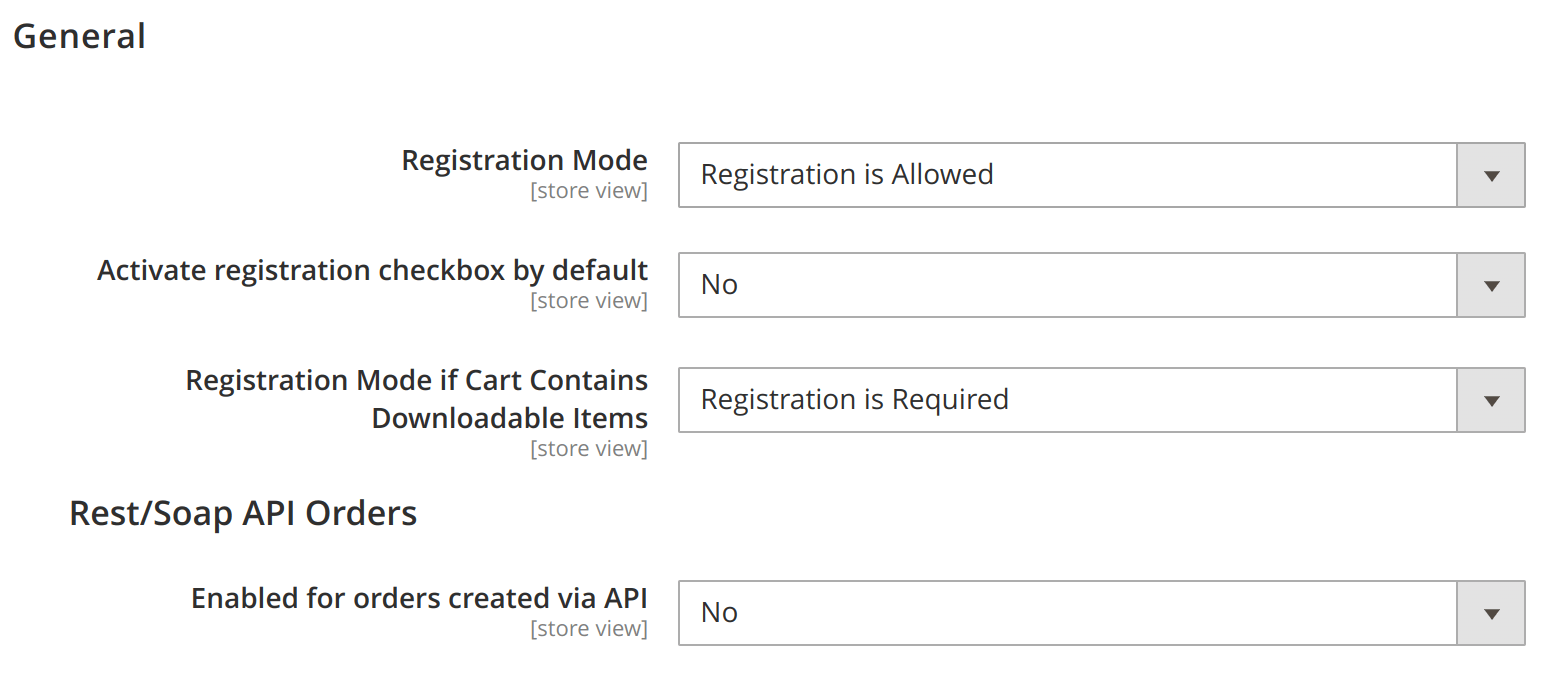 General Settings