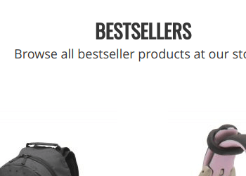 Bestsellers with a link to "All Bestsellers" page