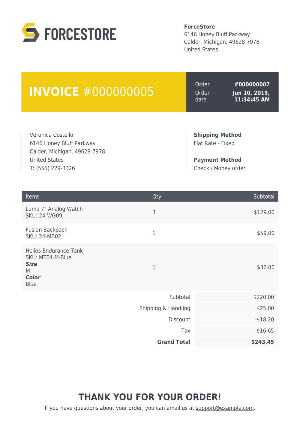 pdf invoices