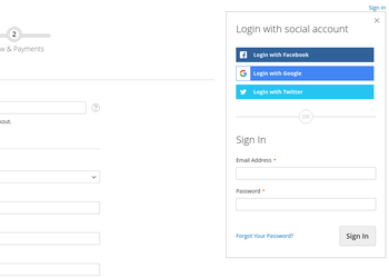 Social Buttons on Checkout Page