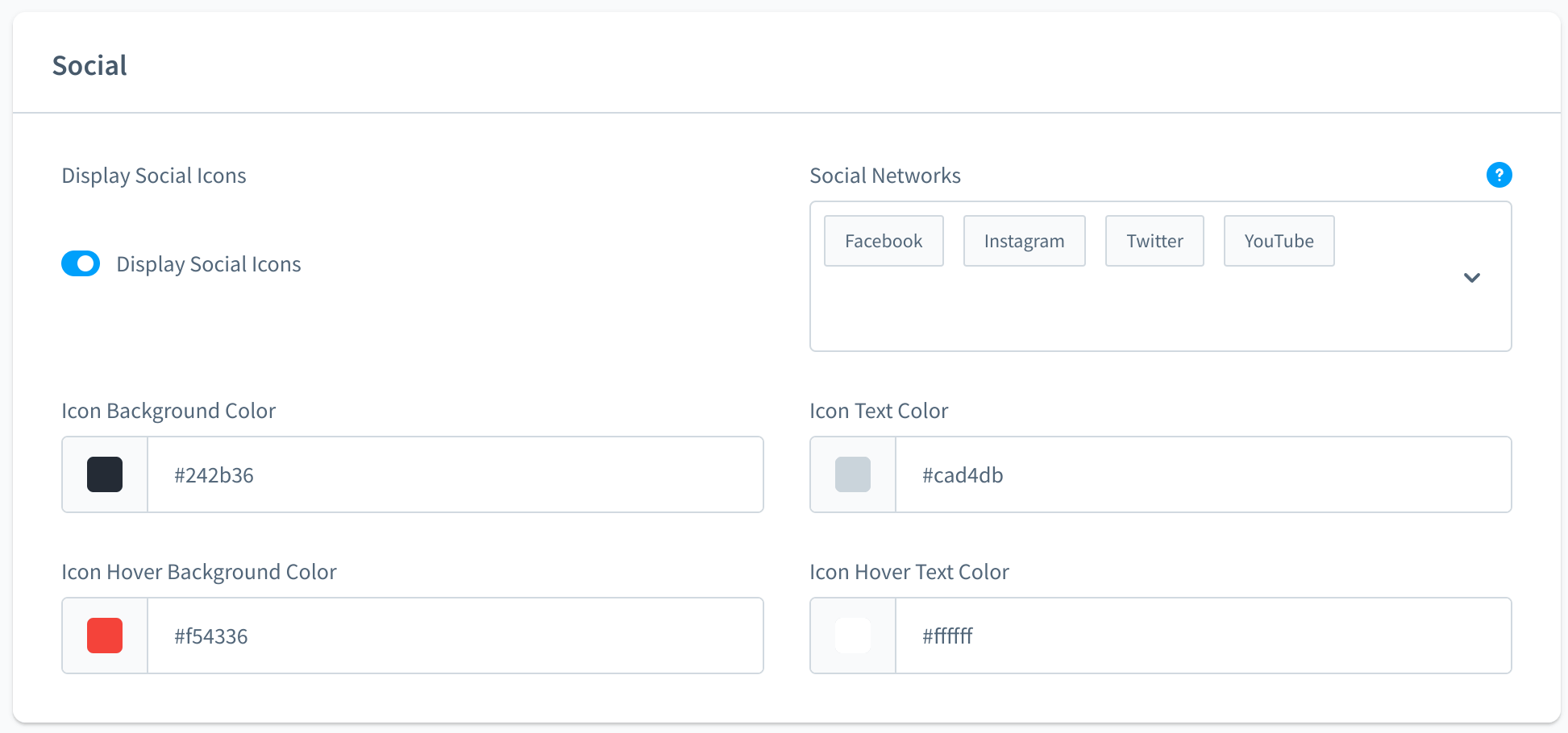 Argento Shopware Footer Social Icons Configuration