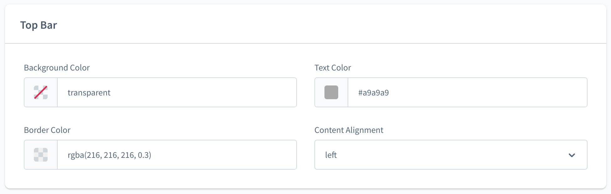 Argento Shopware Top Bar Configuration